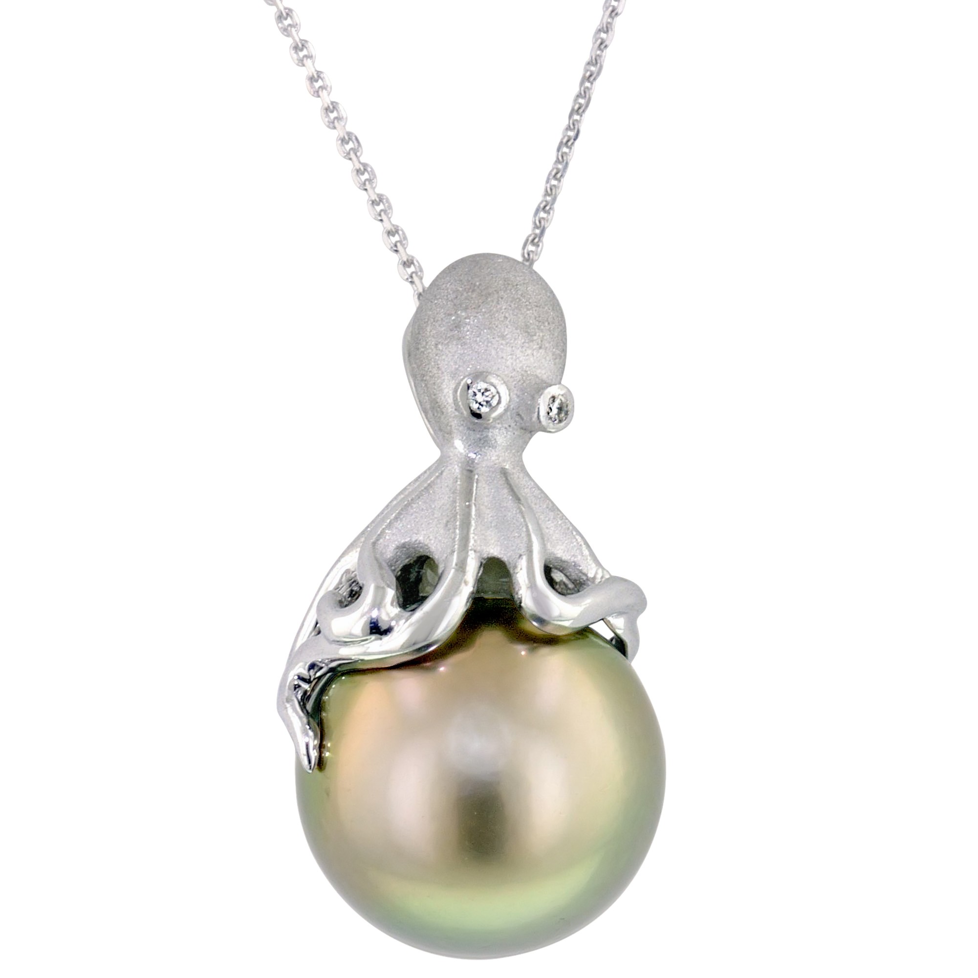 Octopus pearl hotsell pendant