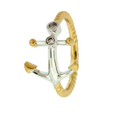Two Tone Anchor Ring
